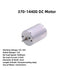 RNUDBLSK 3V3.7V6V7.4V12V24V RF-370/-25117B/14400 RK-370CA-18220 Model(RF-370-25117B) DC Motor Slience DIY Toy Car/Boat