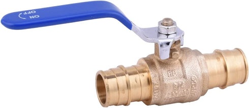 LD Valve, 3/4-in ProPEX Ball Valve 1/4 Turn, 3/4" PEX A Valve in LF Brass (2-Pack)