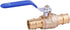 LD Valve, 3/4-in ProPEX Ball Valve 1/4 Turn, 3/4" PEX A Valve in LF Brass (2-Pack)
