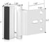 2Pack 800lbs Door Reinforcement Lock Withstands of Force - White Extra Proof Door Lock for Kids Safety Drilling