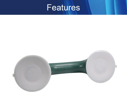 2Pcs Suction Shower Grab Grip Bar Shower Handle & Bathroom Bathtub Handle, Heavy Duty Safety Grab Bar Non Slip