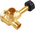 3-Port Brass Check Valve M10*1 x G3/8 Male x G1/2 Male Threaded Pneumatic Air Compressor Valve