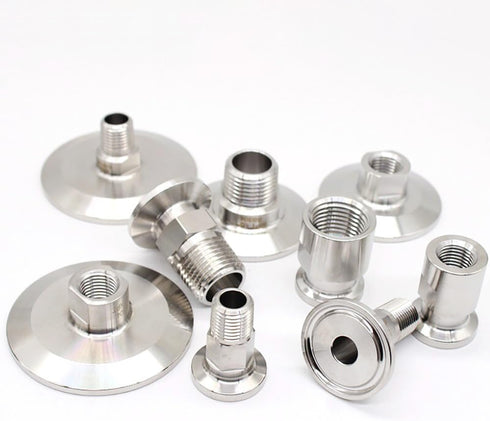 mengjiangli 1Pc NPT Male Ferrule Tri Clamp Adapter 304 Stainless Steel Sanitary Fitting