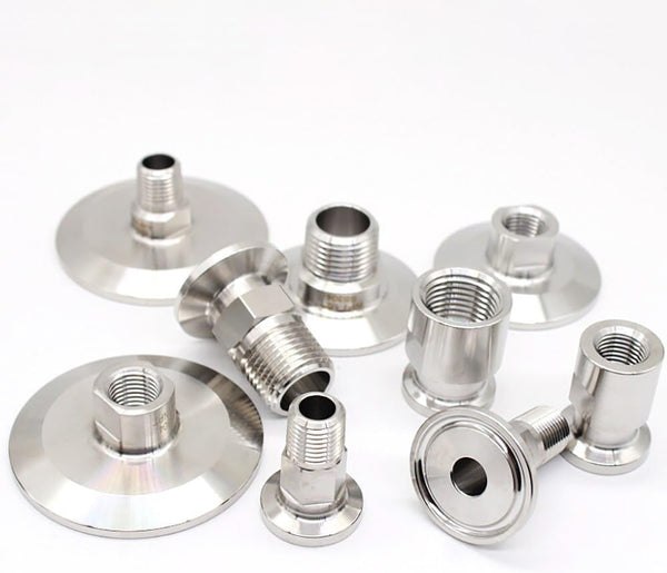 mengjiangli 1Pc NPT Male Ferrule Tri Clamp Adapter 304 Stainless Steel Sanitary Fitting