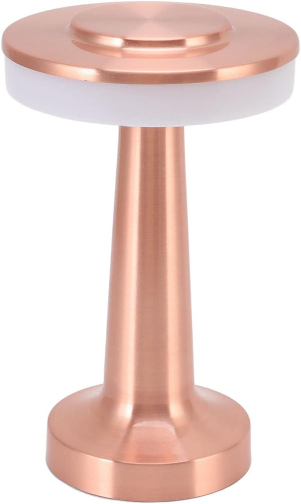 ASHATA Portable LED Retro Touch Control Table Lamp, 3 Levels Color Temperature, Rechargeable Night Light for Home,