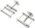 5PCS Laboratory Flow Control Tube Clamp, Adjustable Rotating Screw Compressor Hose Clamp for Chemical Testing
