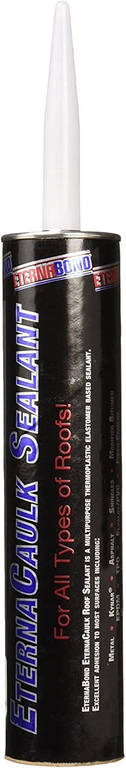EternaBond EternaCaulk, 10 Oz High-Performance, Multipurpose Thermoplastic Elastomer Based Sealant for Roof Joints