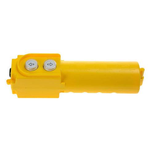YXQ Rainproof Pendant Hoist Up Down Switch, C0B-61DR Push Button Control for Heavy Machinery, Yellow