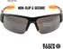 Klein Tools 60162 Safety Glasses, Professional Protective Eyewear, Semi Frame, Scratch Resistant, Anti-Fog, Gray