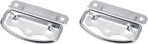 Chest Ring Pull Handle | 80mm (3.15") Iron Spray Paint Folding Handle for Toolbox