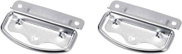 Chest Ring Pull Handle | 80mm (3.15") Iron Spray Paint Folding Handle for Toolbox