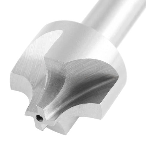 Accusize Industrial Tools Hss Corner Rounding End Mill, 5/16'' Radius, 1/2'' Shank Diameter, 3-1/4'' Oal, 1011-0512,