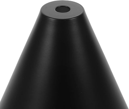 Bulb BESTYASH Industrial Metal Cone Pendant Lamp Shade, Iron Black Lampshade Light Cover for Wall Sconce and Ceiling