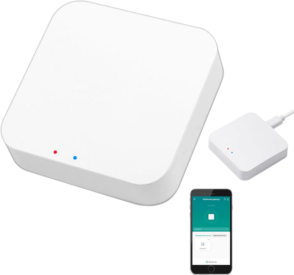 Smart Multi-mode Gateway: ZigBee 3.0 & Bluetooth & Mesh Hub, App Remote