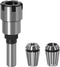Mesee 1/2'' Shank ER20 Router Collet Extension Chuck Adapter with 1/4'' & 1/2'' ER20 Spring Collet Set