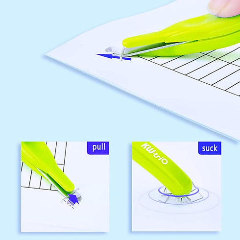 Staple Remover Professional Magnetic, 3 PCS Easy Staple Puller Tool for Office, School, and Home