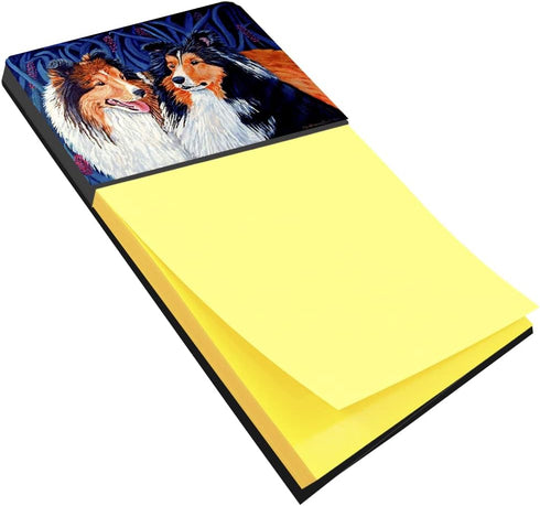 Carolines Treasures Large Multicolor Sheltie Sticky Note Holder