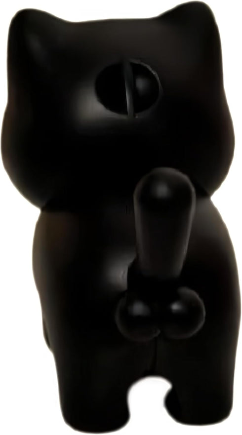 Generic Cozy Cute Black Cat Night Light Keychain Mini Kawaii Cat Lamp with Sound, Aesthetic Desk Decor & Gift