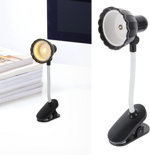balacoo Clip Book Light Desk Clamp Light Clip on Reading Gooseneck Night Led Desk Clamp Lamp Mini Book Mini Table Lamp