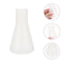 10pcs Plastic Conical Flasks for Chemistry, Scale Flask for Laboratory Erlenmeyer Flask Experiment, Plastic Flask