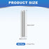 uxcell 40Pcs 3mm 22mm 304 GB831, x Dowel Pins, Stainless Steel Cylindrical Round Head Shelves Support Pegs Locating Pin