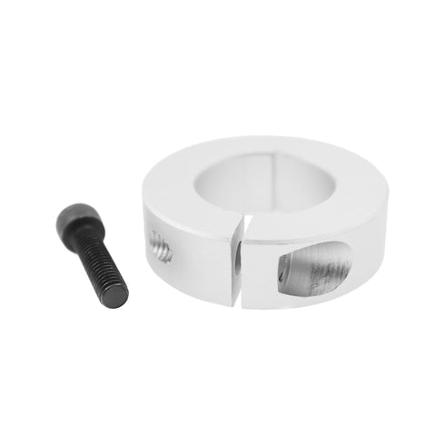 TTZEZE Aluminum Alloy Shaft Collars, 4 PCS Metal Stop Collar Clamp, 40mm ID, 70mm OD, 18mm Width for Wheel Barrow Axle