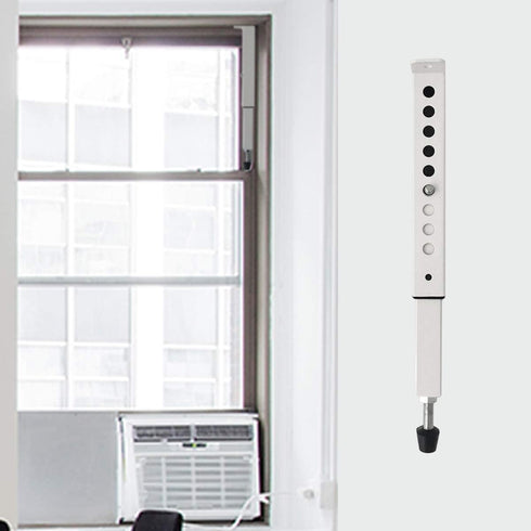 10" 17 1/2" JEACENT AC Security Window Lock Bar, Window Security Bars - Sturdy Steel, Extends from to for Sliding