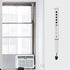 10" 17 1/2" JEACENT AC Security Window Lock Bar, Window Security Bars - Sturdy Steel, Extends from to for Sliding