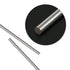 Glarks 2Pcs Stainless Steel Straight Solid Metal Round Rod, 6.35mm x 356mm for DIY RC Model Car, Helicopter