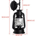 Vintage-Style Black Wall Lantern - Rustic Outdoor Sconce Light