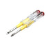 Fielect 2pcs Tester Screwdriver, Circuit Tester Pen, Electric Contact Voltage Tester 100-500V Dual Head