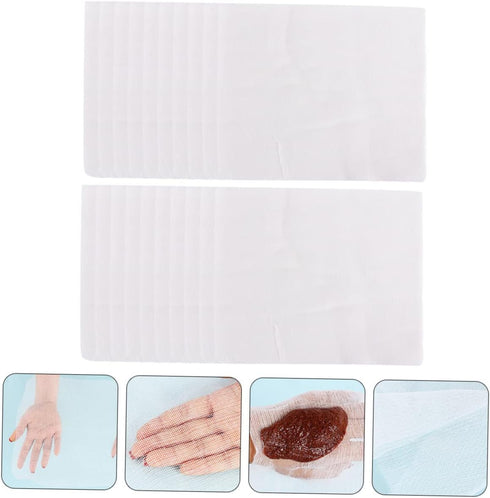 100pcs VICASKY Beauty Salon Facial Mask Paper Gauze Disposable Mask for Skin Care