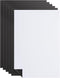 PATIKIL Self Adhesive Dry Erase Board Paper, 6 Pcs 12" x 8" Peel and Stick Whiteboard for Fridge, Office, Wall