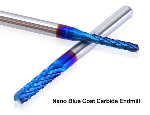 20pcs 1/8" Set, Dia.1/32"-1/8" Inch ASNOMY End Mills CNC Spiral Router Bits, Shank CNC Cutter Milling Carving Bit Nano