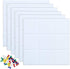 Large Cork Board Felt Board Tiles with 30 Push Pins, 11.8"x11.8" Pack of 6 for Home Office Kitchen