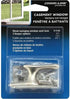 Prime-Line H 4158 Satin Nickel Casement Window Lock, Single Pack
