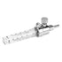 Gas Flow Meter, WL-12 Tube Type Copper Chrome Plated Air Gas Flowmeter, NPT 1/4 Inlet Thread