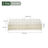 YOKIVE Tube Rack, Plastic Test Tube Rack Holder | Great for 16mm Lab Test Tube(White, 50-Sockets)