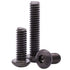 M5 x 12mm Button Head Socket Cap Screws Bolts, 100 pcs Grade 10.9 Alloy Steel with Black Oxide Finish