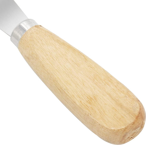 1 Inch Putty Knife, Metal Scraper with Wooden Handle for Drywall, Patching, Painting, Taping, and Scraping