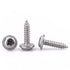 #8 x 3/4" Phillips Pan Washer Head Wood Screws, 304 Stainless Steel, Corrosion Resistant, 100 PCS