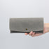 NatSumeBasics Cash Envelope Wallet, Grey Budget Money Dollar Bill Receipt Coupon Holder for Women and Men