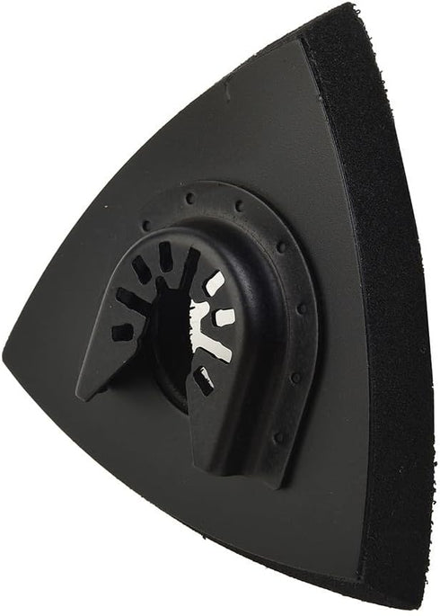 HanOaki 1PC System(93mm) Triangular Oscillating Tool Sanding Pad Compatible With Various Multi Tools With Quick Change