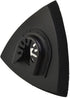 HanOaki 1PC System(93mm) Triangular Oscillating Tool Sanding Pad Compatible With Various Multi Tools With Quick Change