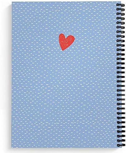 Gotcha Covered Notebooks Hardcover Homemade With Love, 8.5" x 11" Spiral Recipe Notebook, 120 Pages