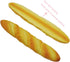 JIANEEXSQ Memory Foam Keyboard Wrist Rest Pad - Soft Toast Bread Baguette Shape Anti-Skid Support for Office Computer,