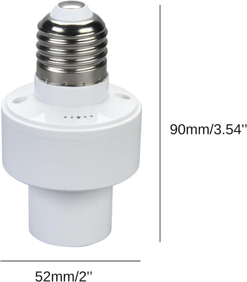 Bulb E27 360 Coverage,E27 Bulb Motion Activated Light Sockets,Motion Sensor Light Socket Smart Screw in Light Outlet