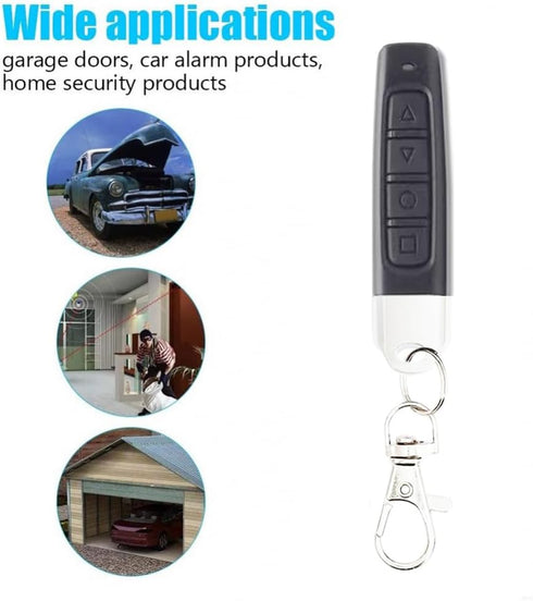 Gantch 4 433mhz Universal Copy Remote Control Smart Home, Buttons Cloning Wireless Remote Control Key Fob for Car