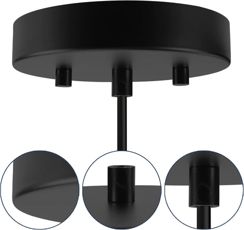 4.7 Inches Sangle Sopffy Pendant Light Canopy Kit, Ceiling Lighting Canopy Kit with All Mounting Hardware Modern