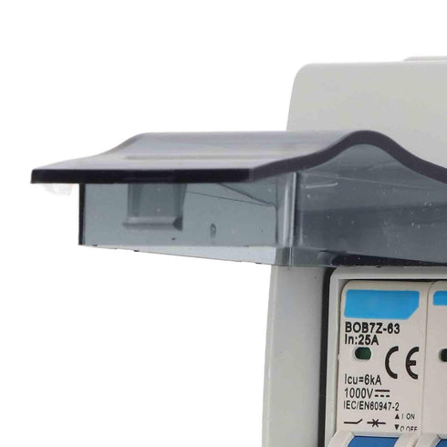 1000V 25A DC Disconnect Switch - Solar PV DC Isolation Switch Miniature Circuit Breaker Overvoltage Overload IP65